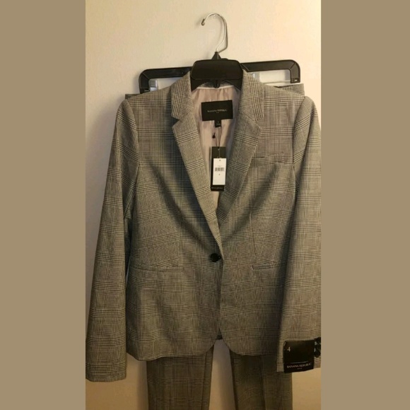 BANANA REPUBLIC RYAN PLAID SUIT - Picture 1 of 4